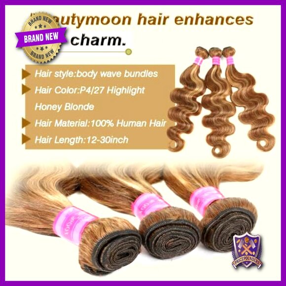 Body Wave Human Hair Extensions with Lace Closure 18-22 Inch